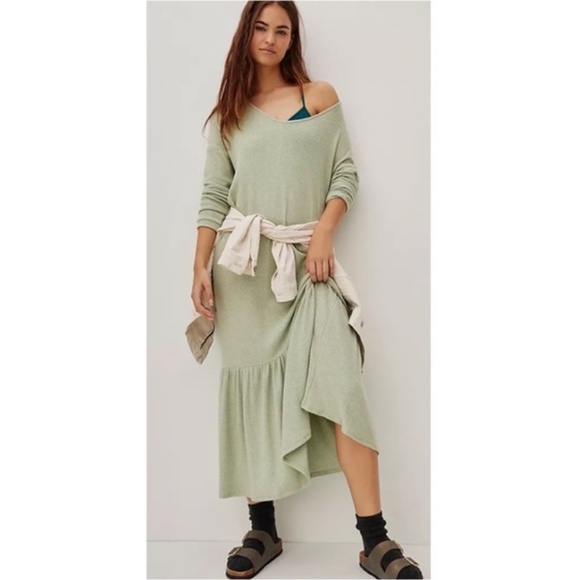 Anthropologie Taylor Flounce Maxi Dress - Picture 3 of 9